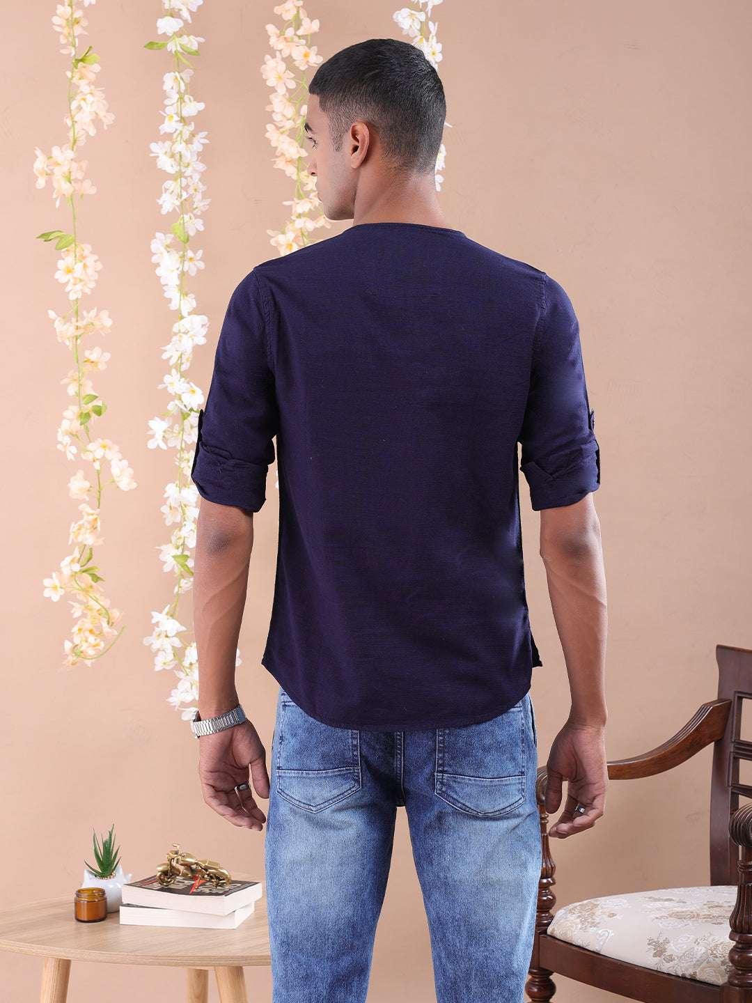 Men's V-Neck Kurta