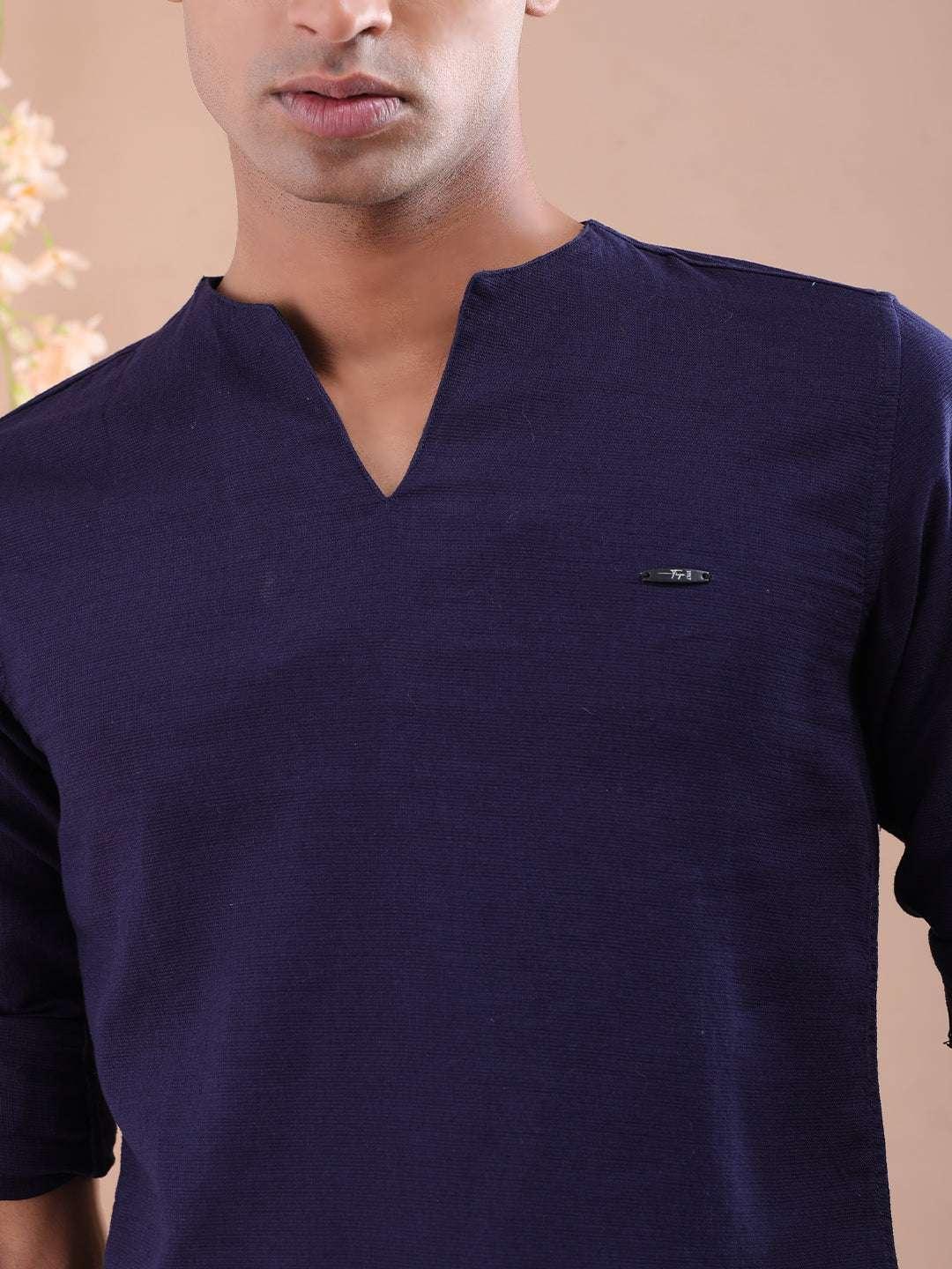 Men's V-Neck Kurta