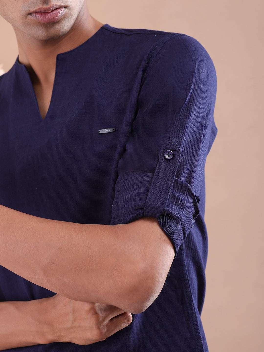 Men's V-Neck Kurta