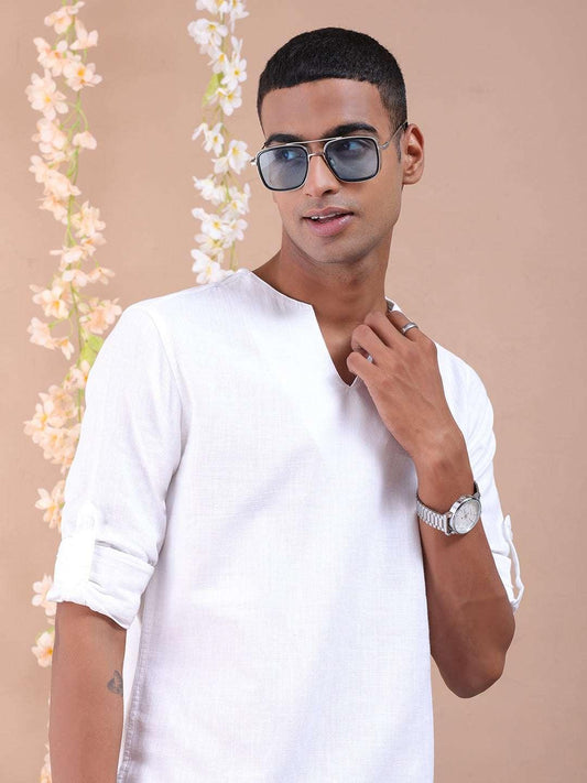 Men's V-Neck Kurta