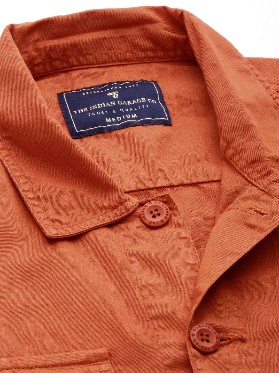 Men's Solid Overshirt