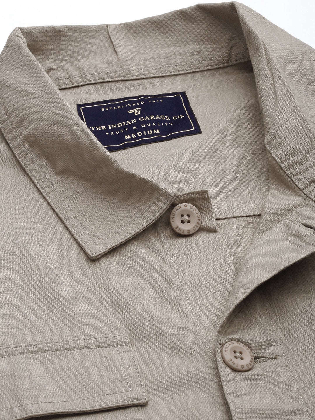 Men's Solid Overshirt