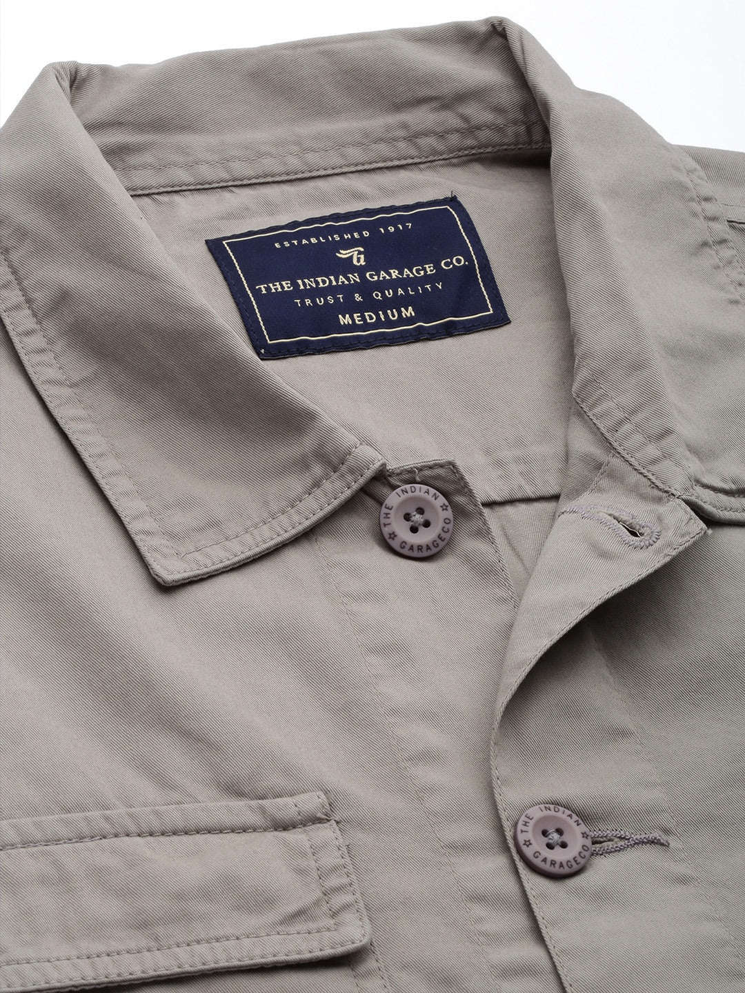 Men's Solid Overshirt