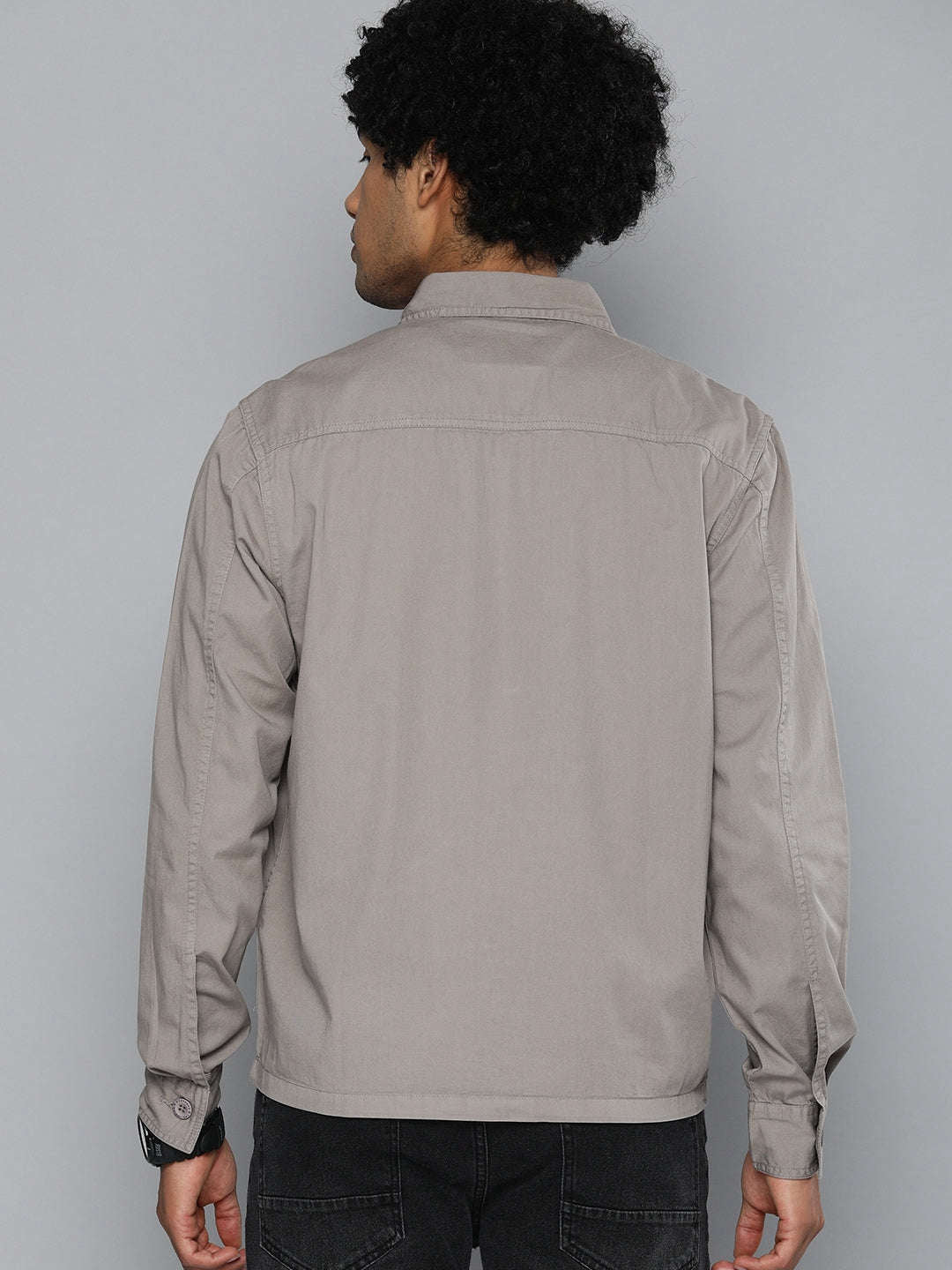 Men's Solid Overshirt