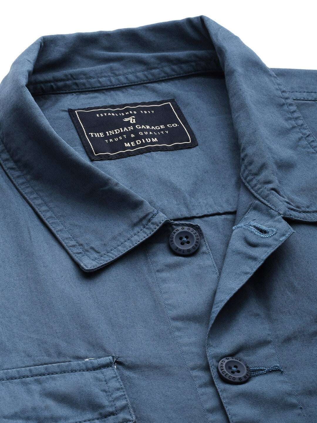 Men's Solid Overshirt