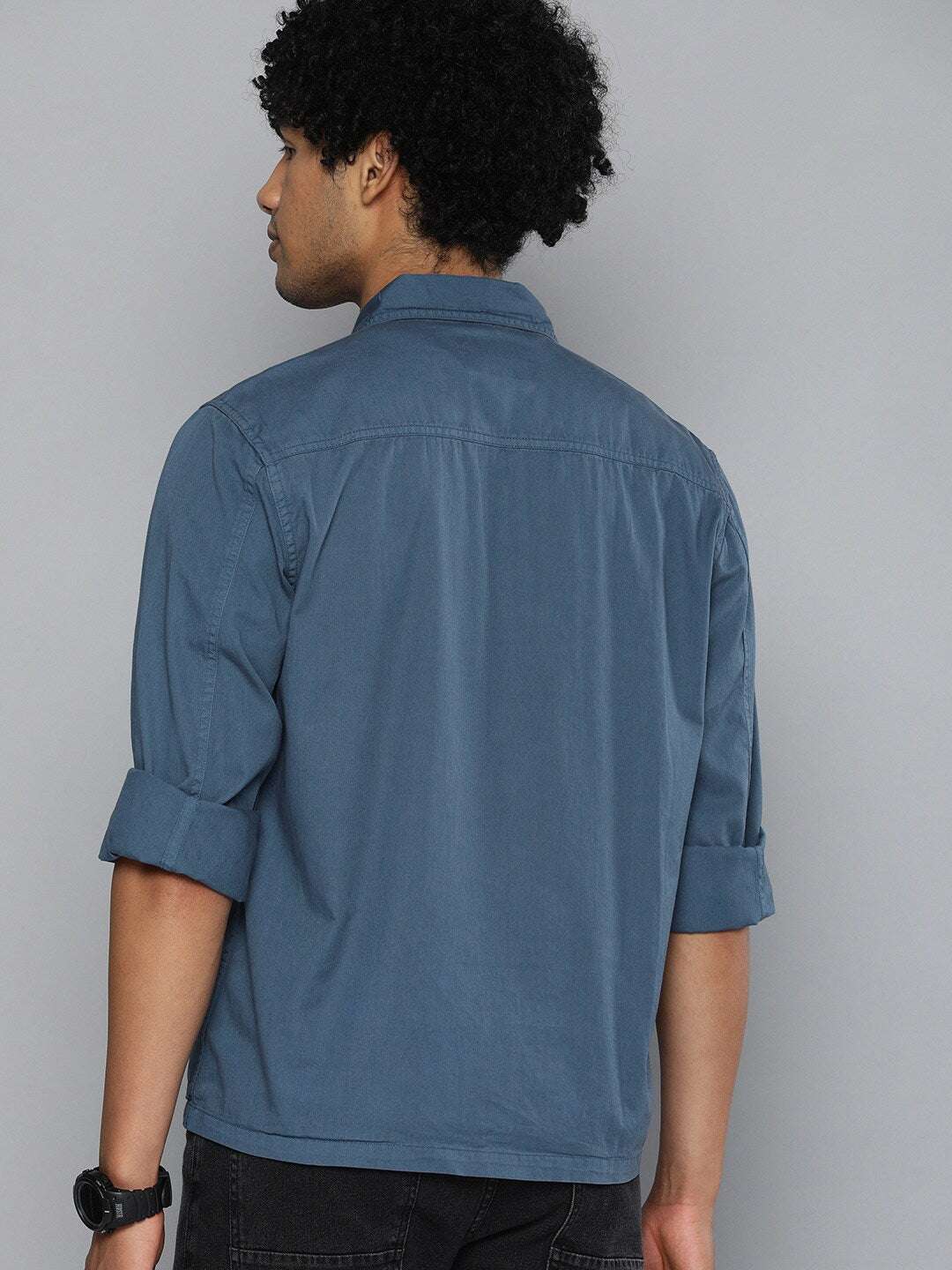 Men's Solid Overshirt