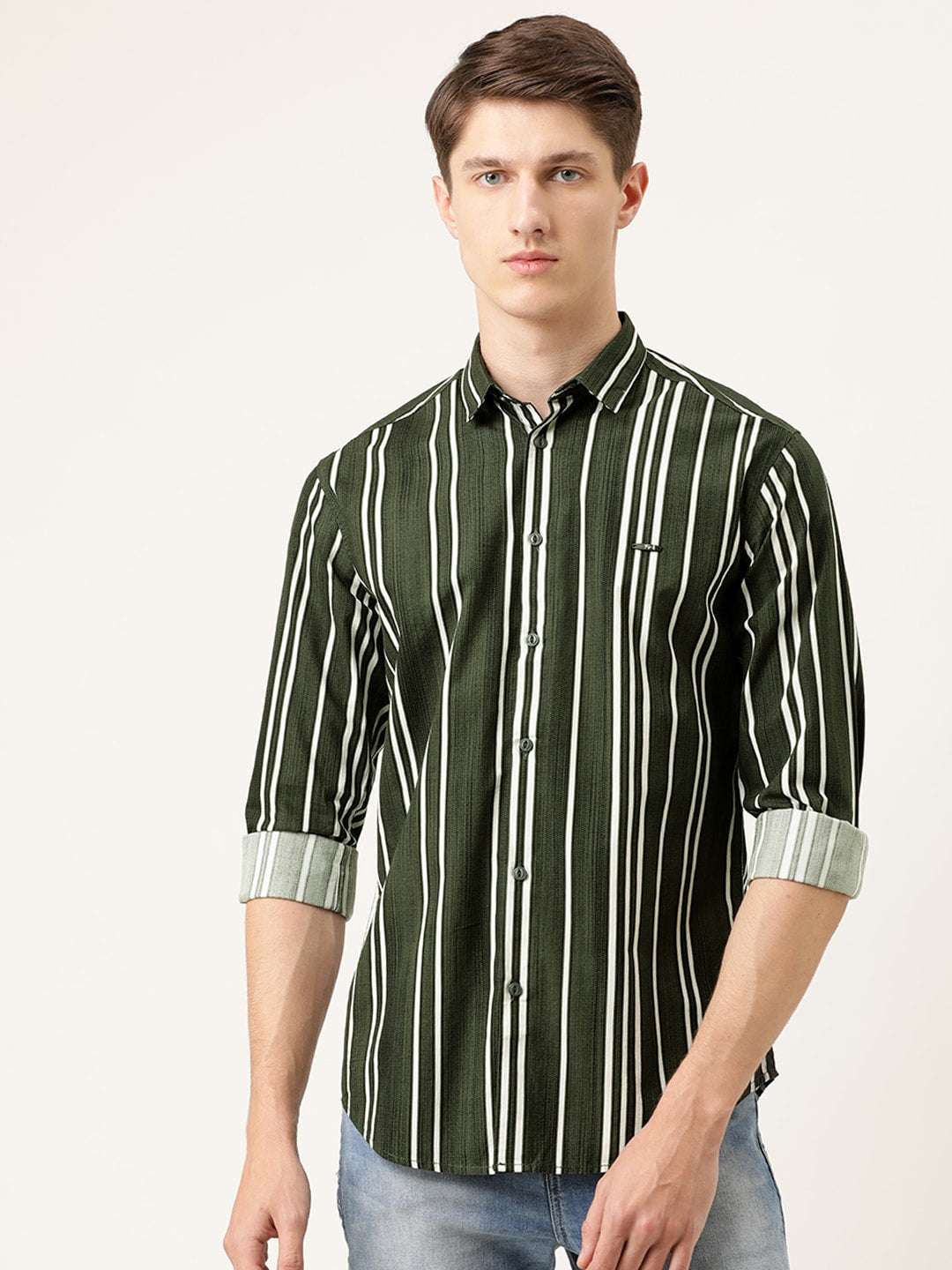 Men's Vertical Striped Shirt