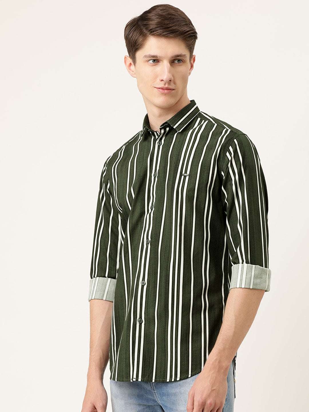 Men's Vertical Striped Shirt