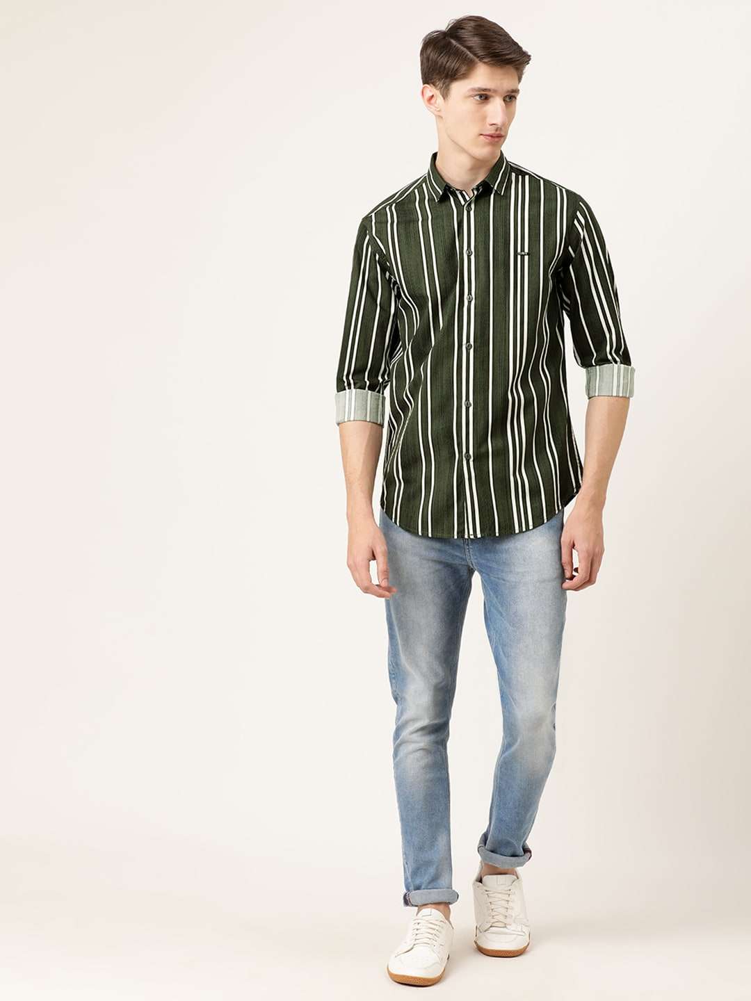 Men's Vertical Striped Shirt