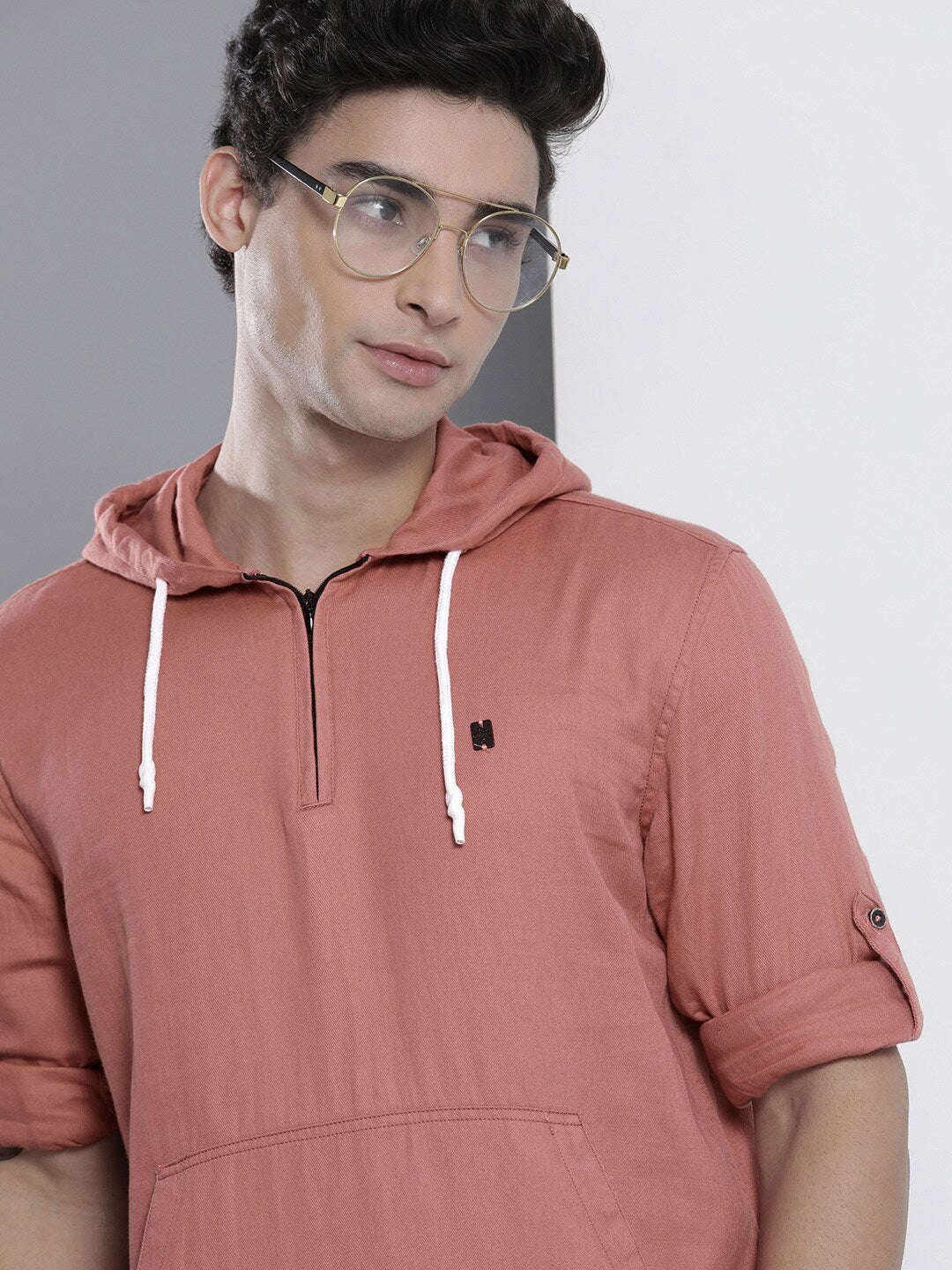 Men's Hooded Shirt