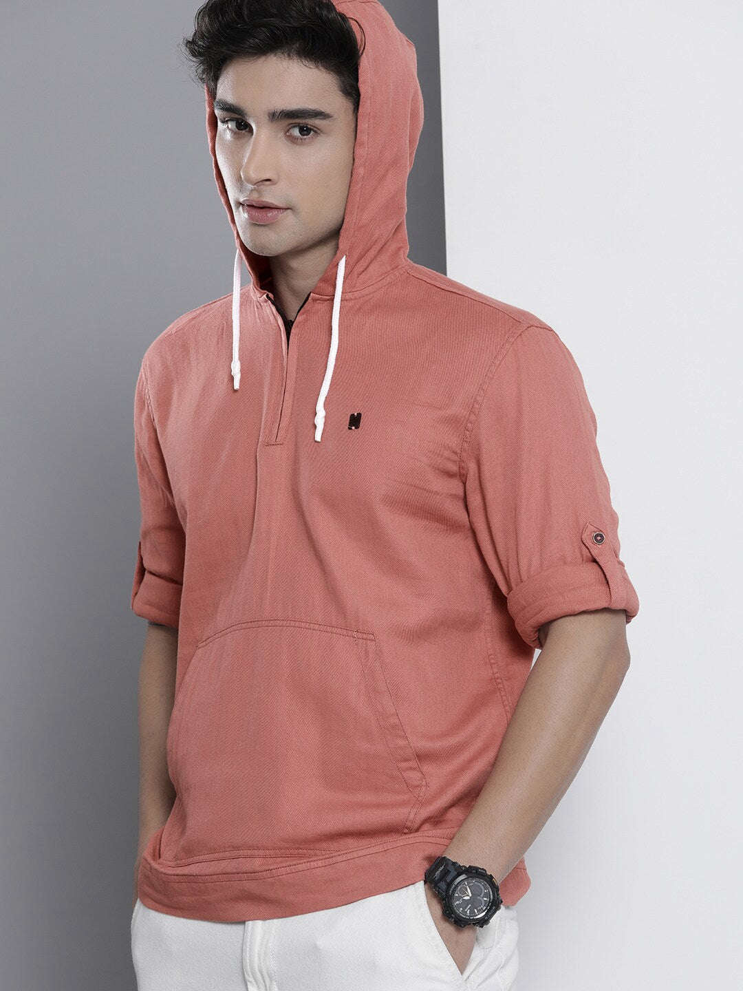 Men's Hooded Shirt