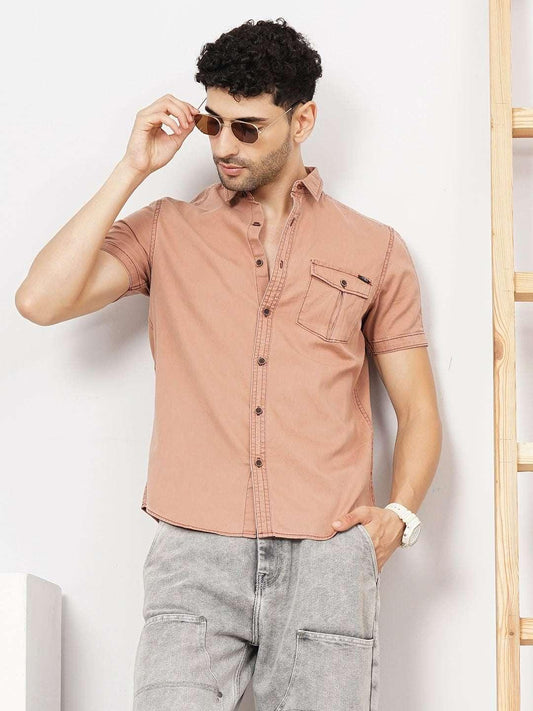 Men's Solid Casual Shirt