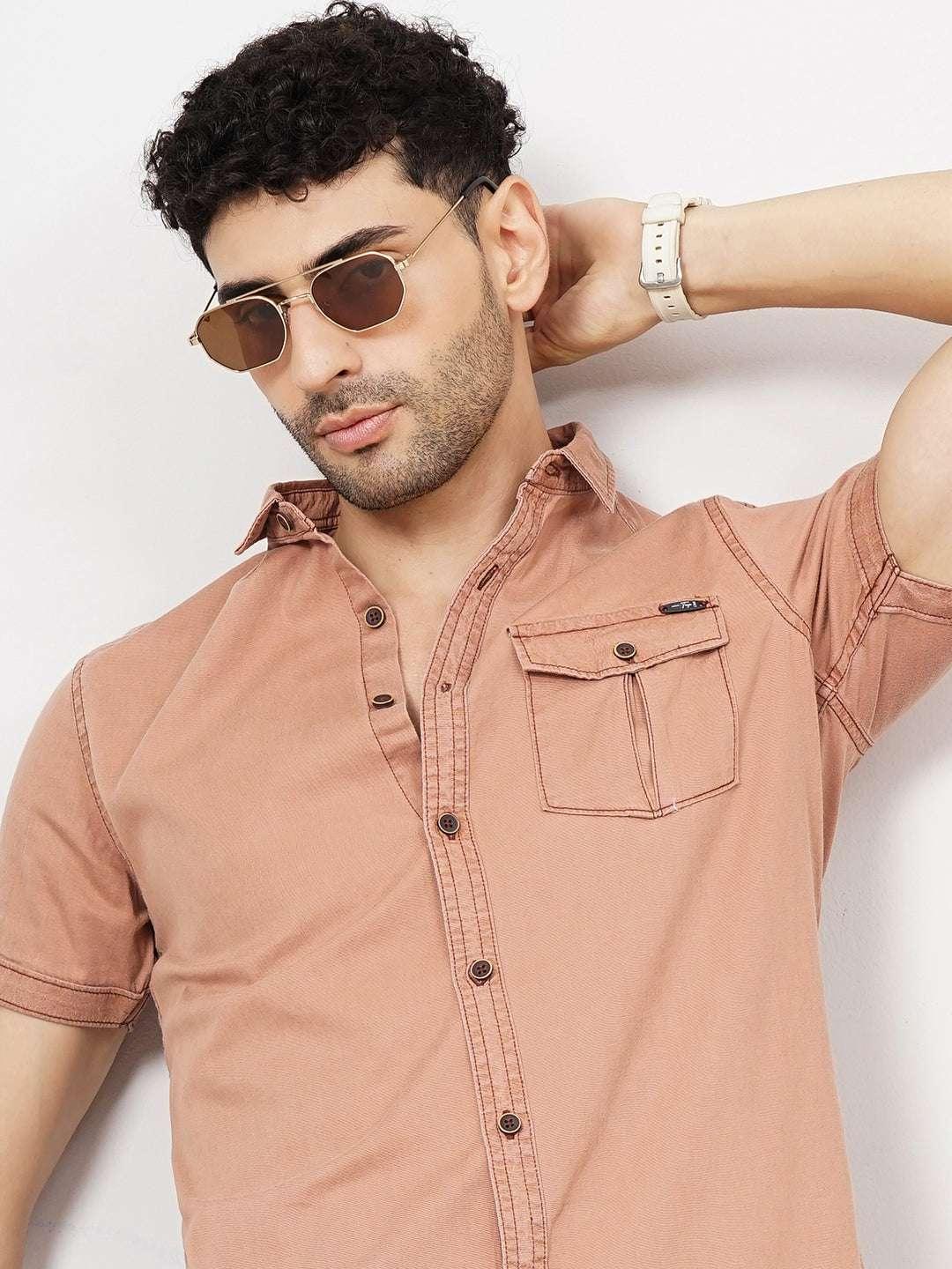 Men's Solid Casual Shirt