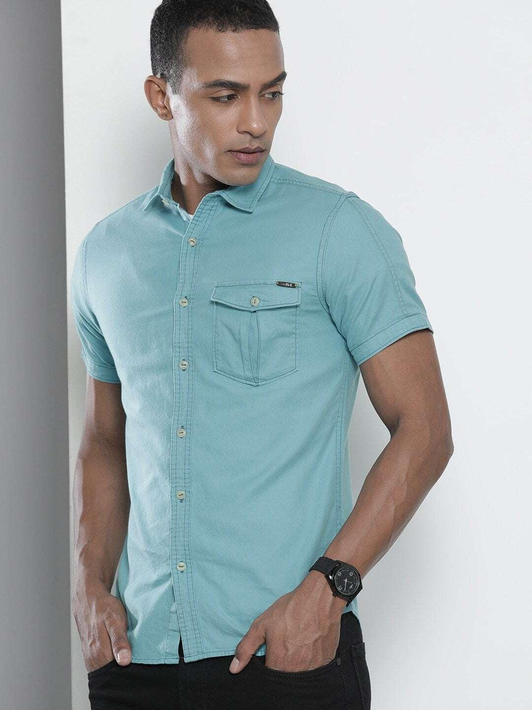 Men's Solid Casual Shirt