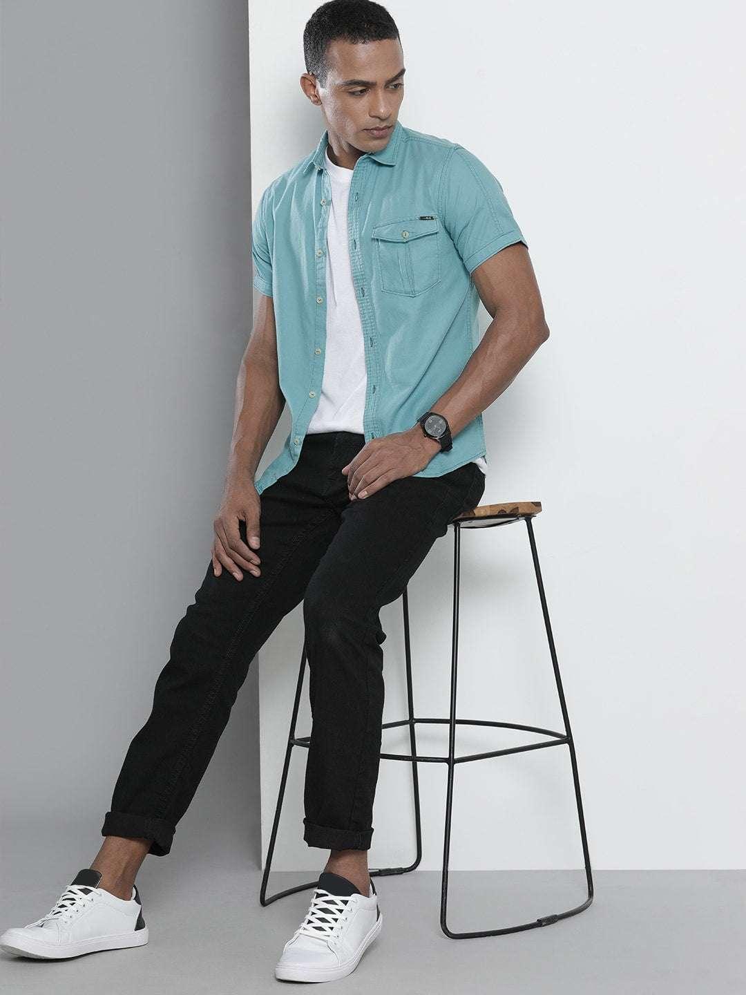 Men's Solid Casual Shirt