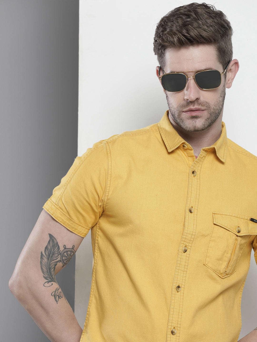 Men's Solid Casual Shirt