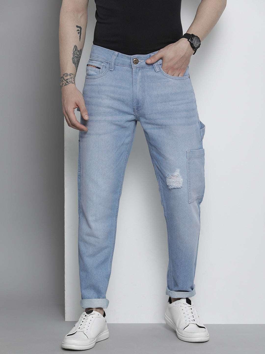 Men's Distress Carpenter Jeans