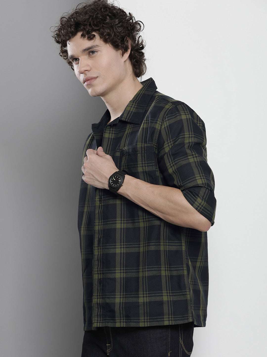 Men's Checked Regular Fit Shirt