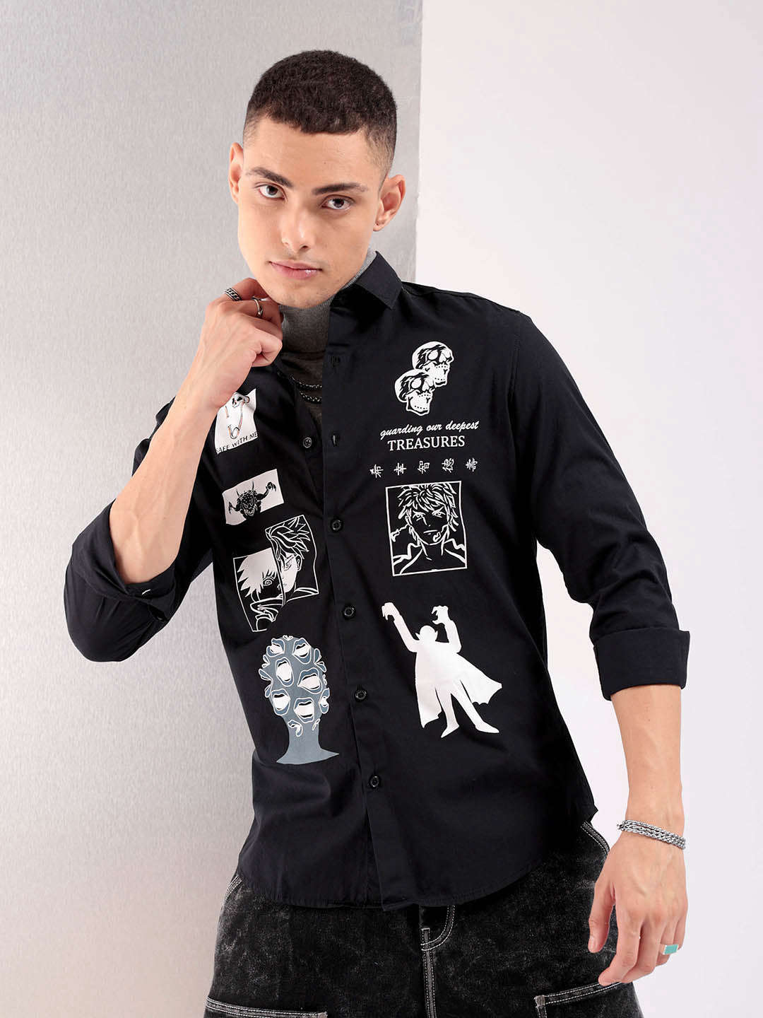 Men's Graphic Printed Shirt