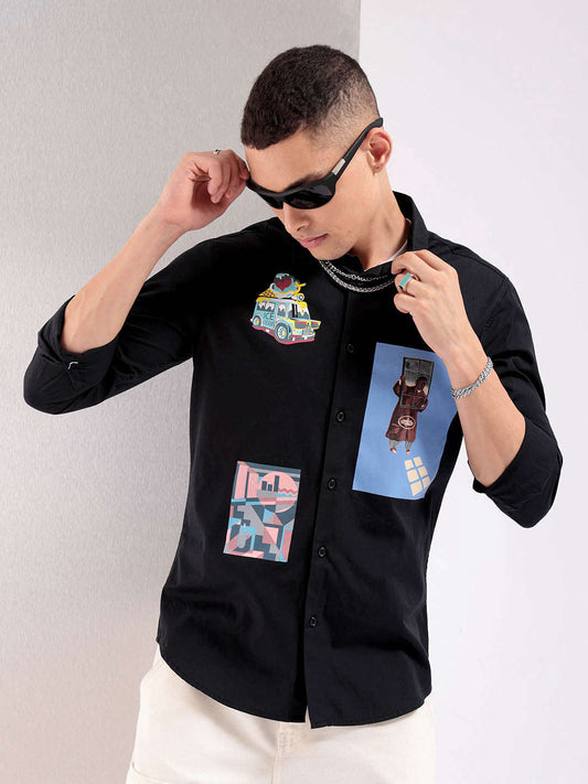 Men's Graphic Printed Shirt