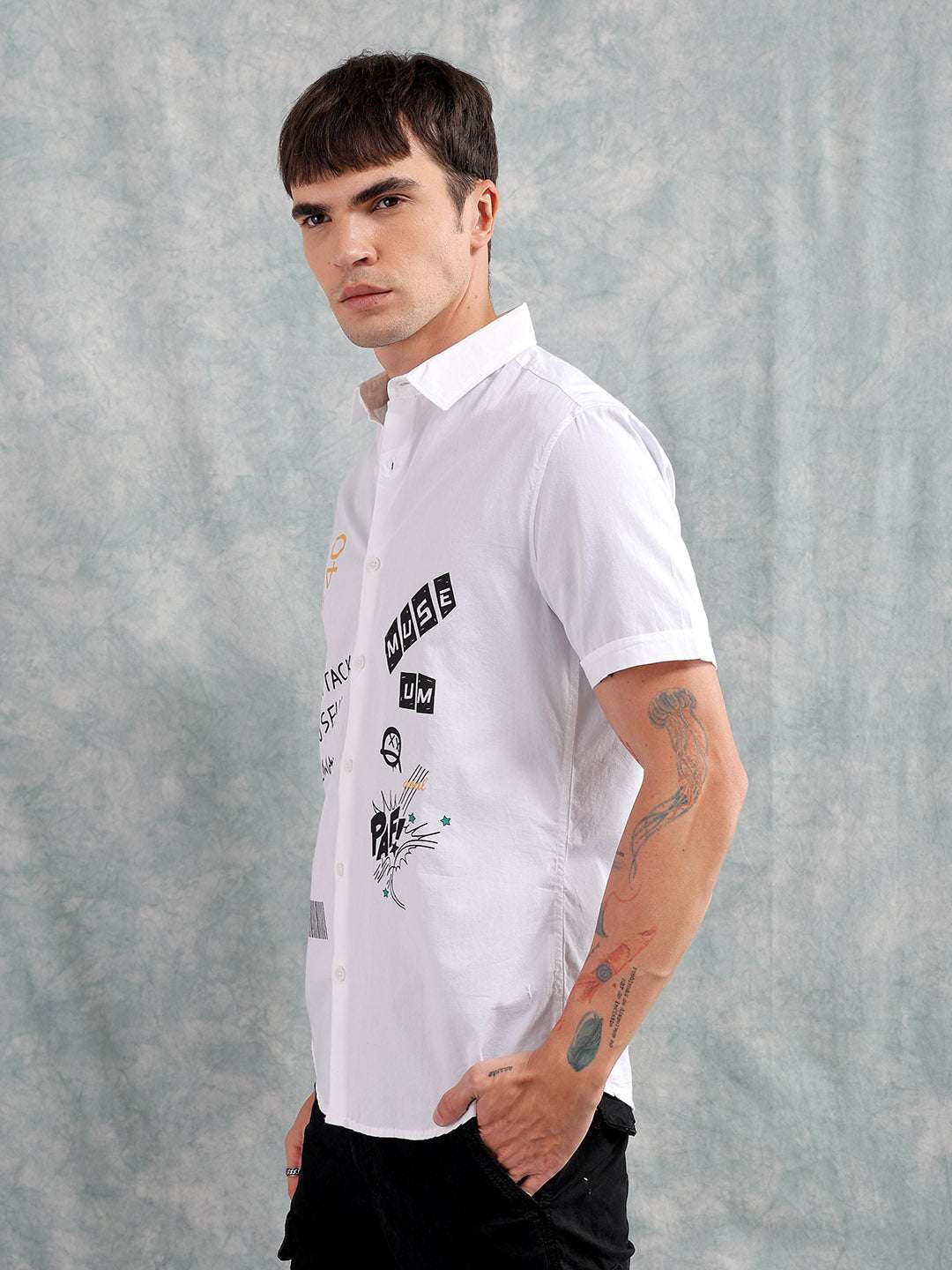 Men's Graphic Printed Shirt