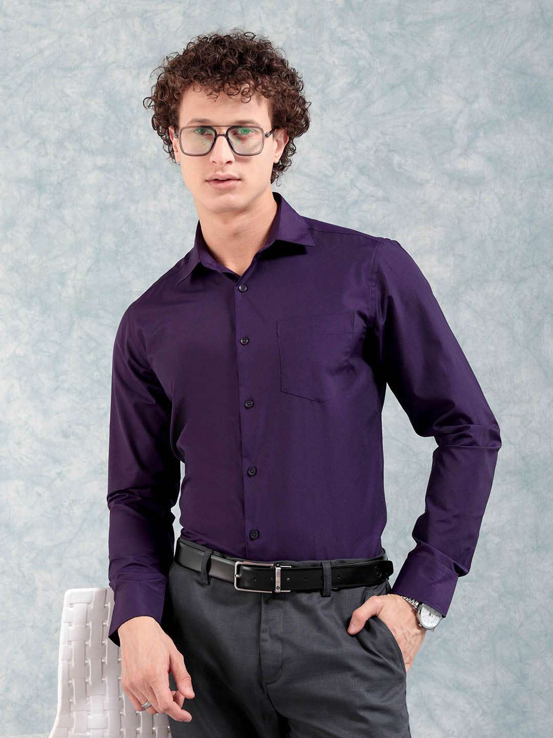 Men's Slim Fit Luxe Formal Shirt