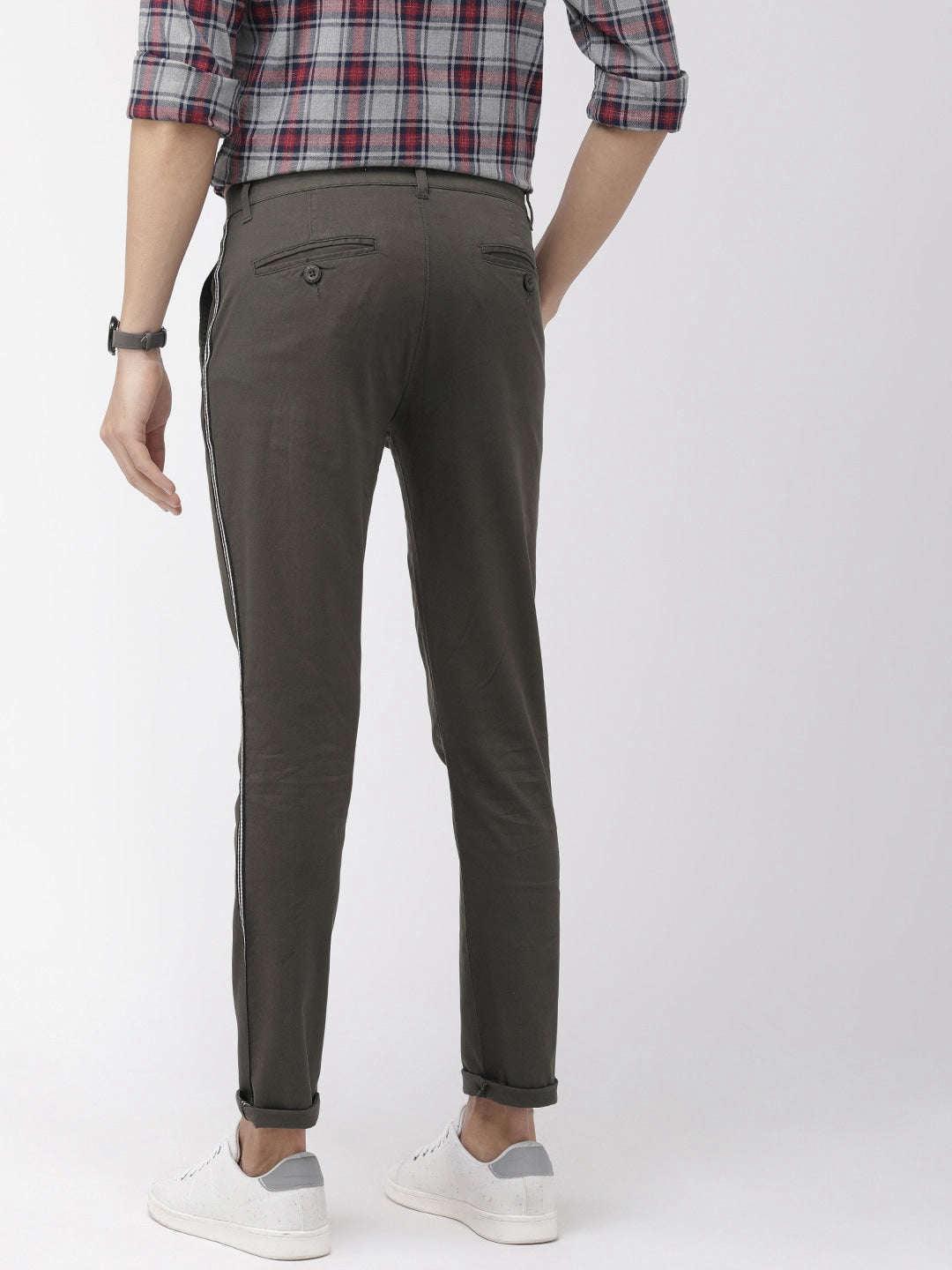 Men's Solid Casual Chino