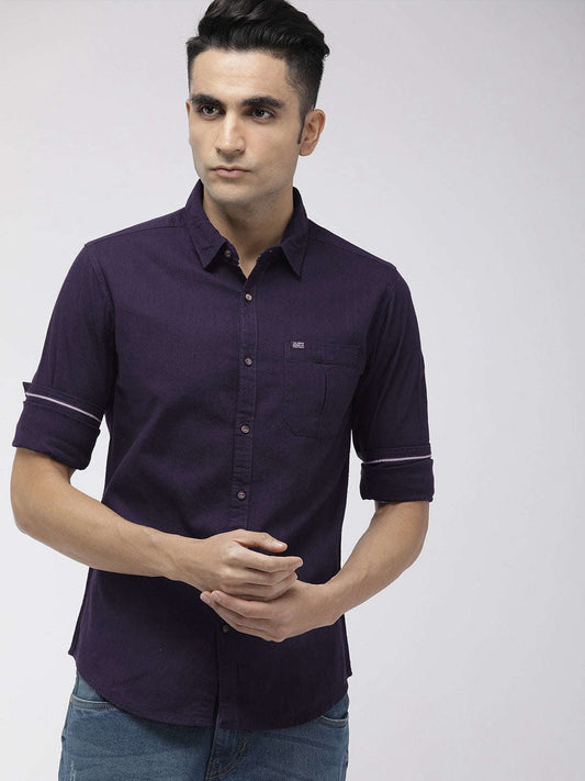 Men's Solid Casual Shirt