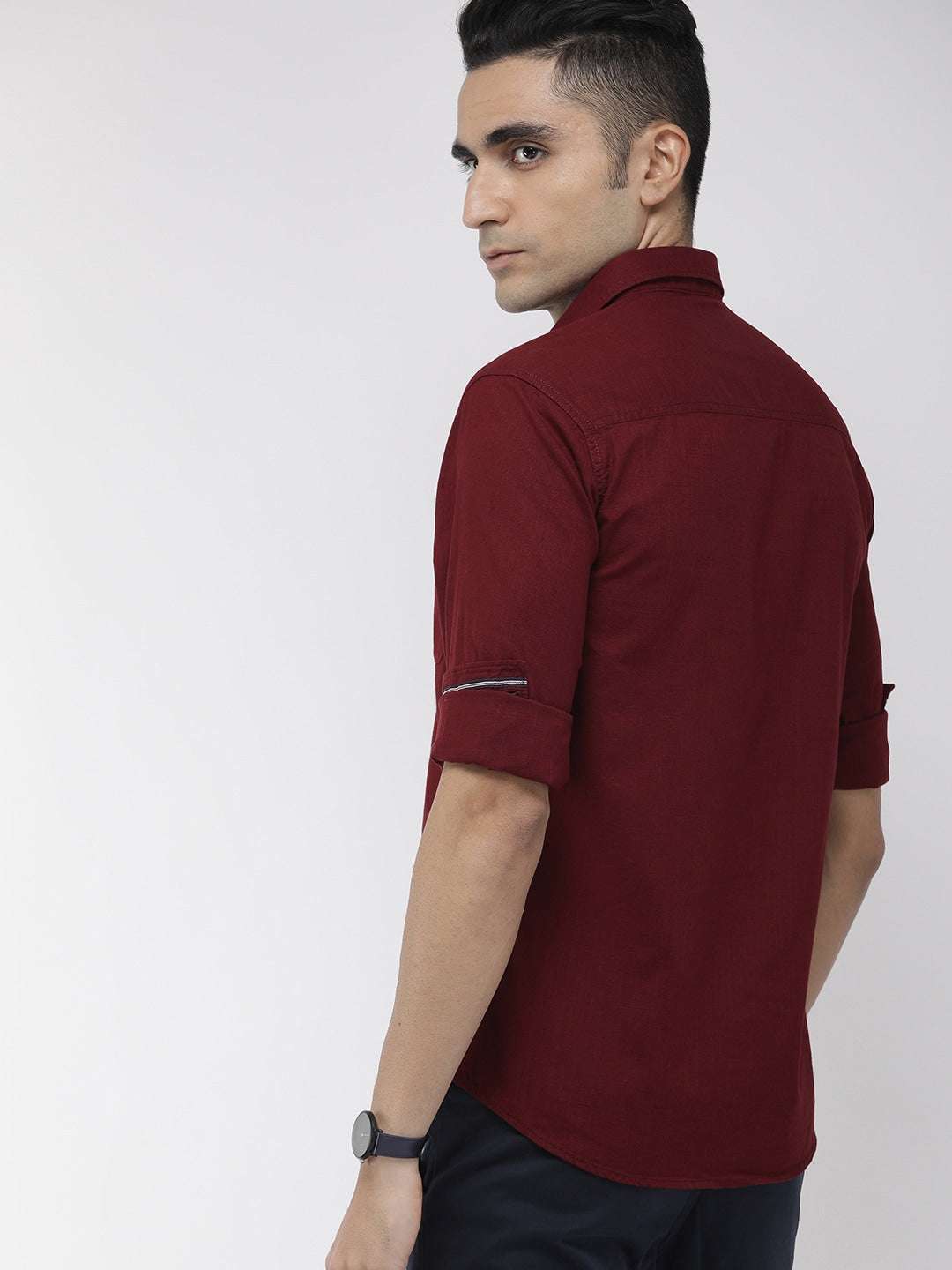 Men's Solid Casual Shirt