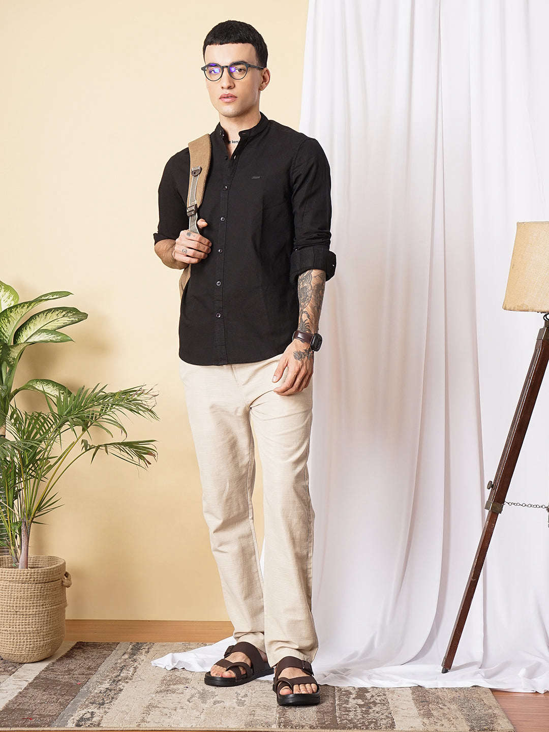 Men's Solid Casual Shirt