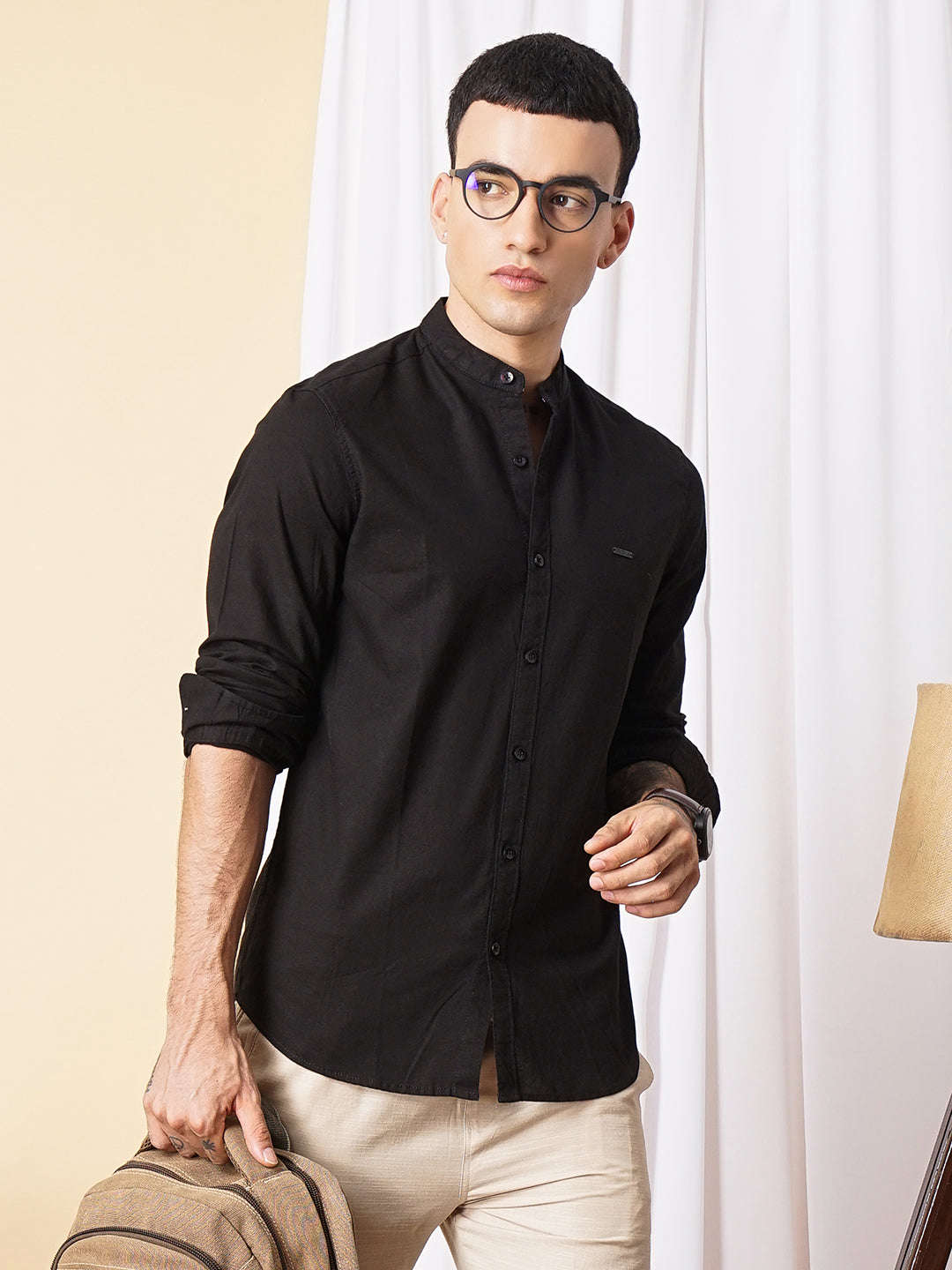 Men's Solid Casual Shirt