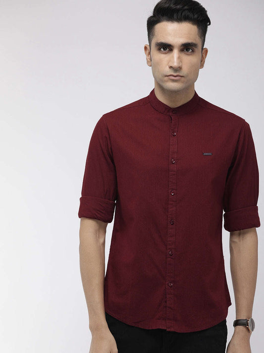 Men's Solid Casual Shirt