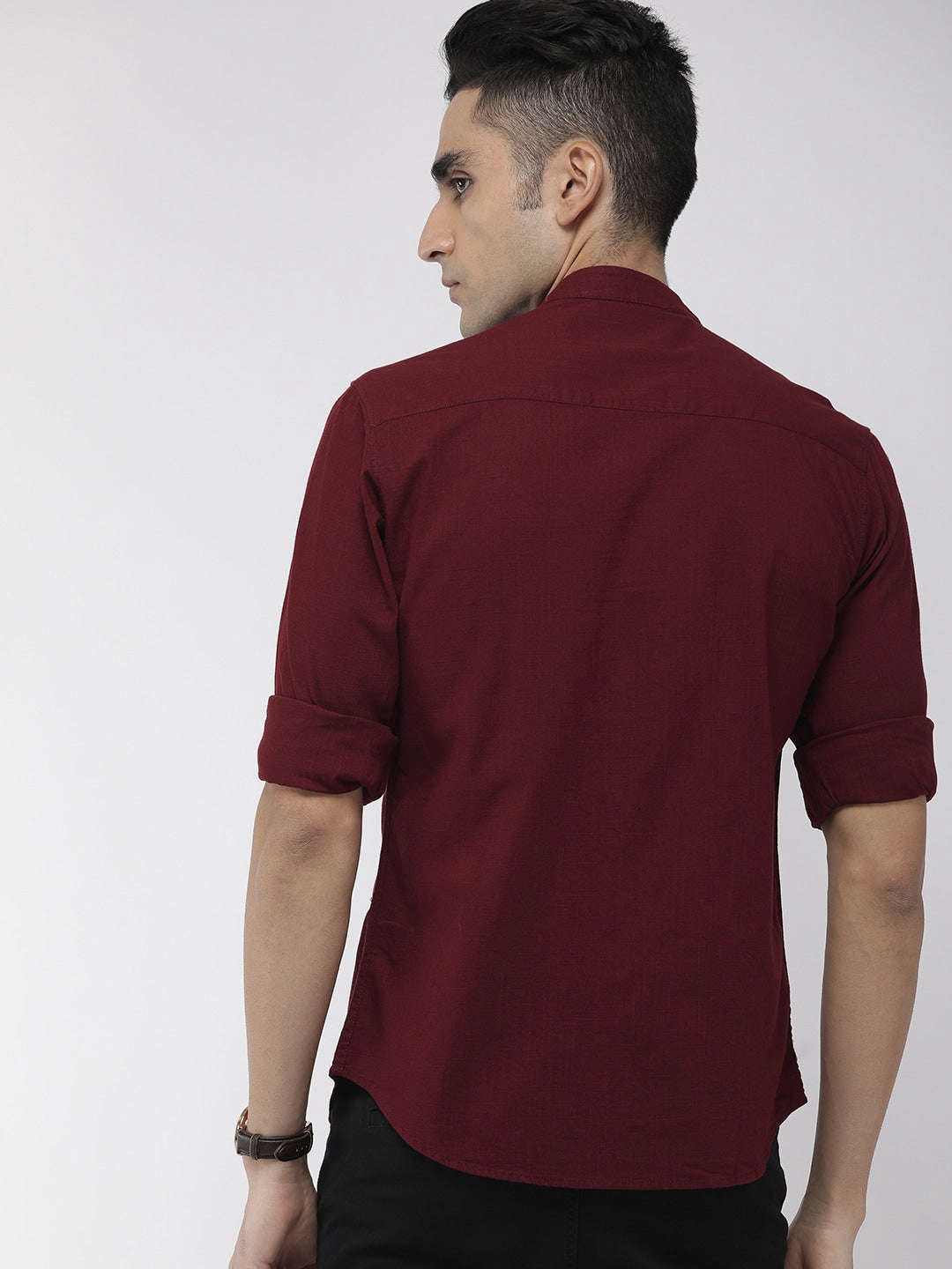 Men's Solid Casual Shirt