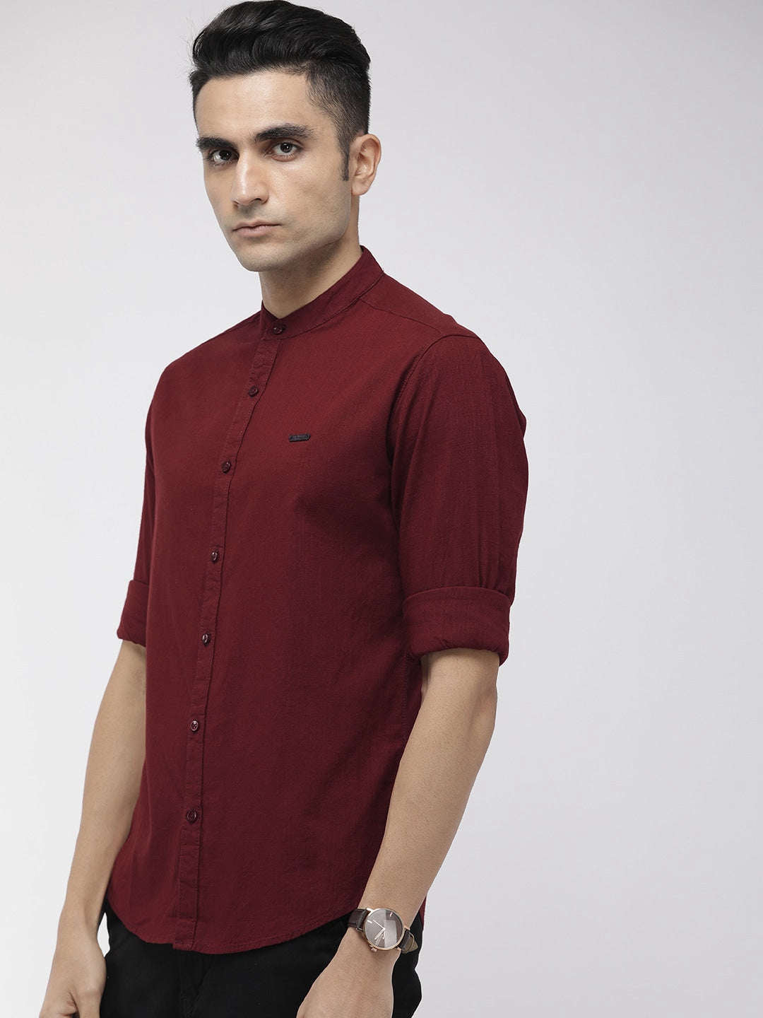 Men's Solid Casual Shirt