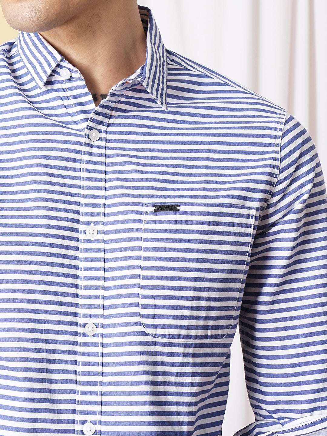 Men's Striped Casual Shirt