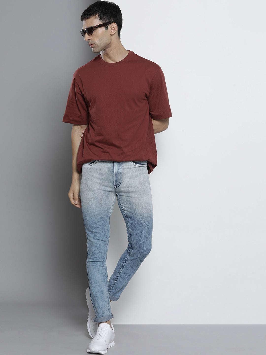 Men's Colorblocked Jeans