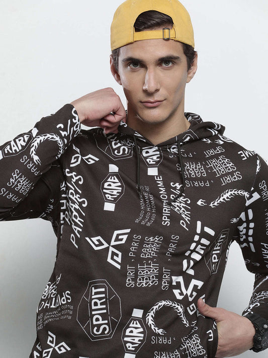 Men's Printed Regular Fit Sweatshirt