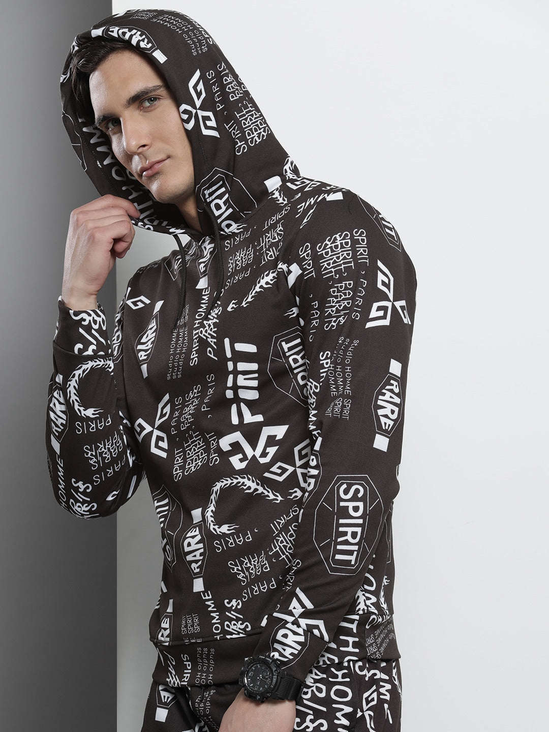 Men's Printed Regular Fit Sweatshirt