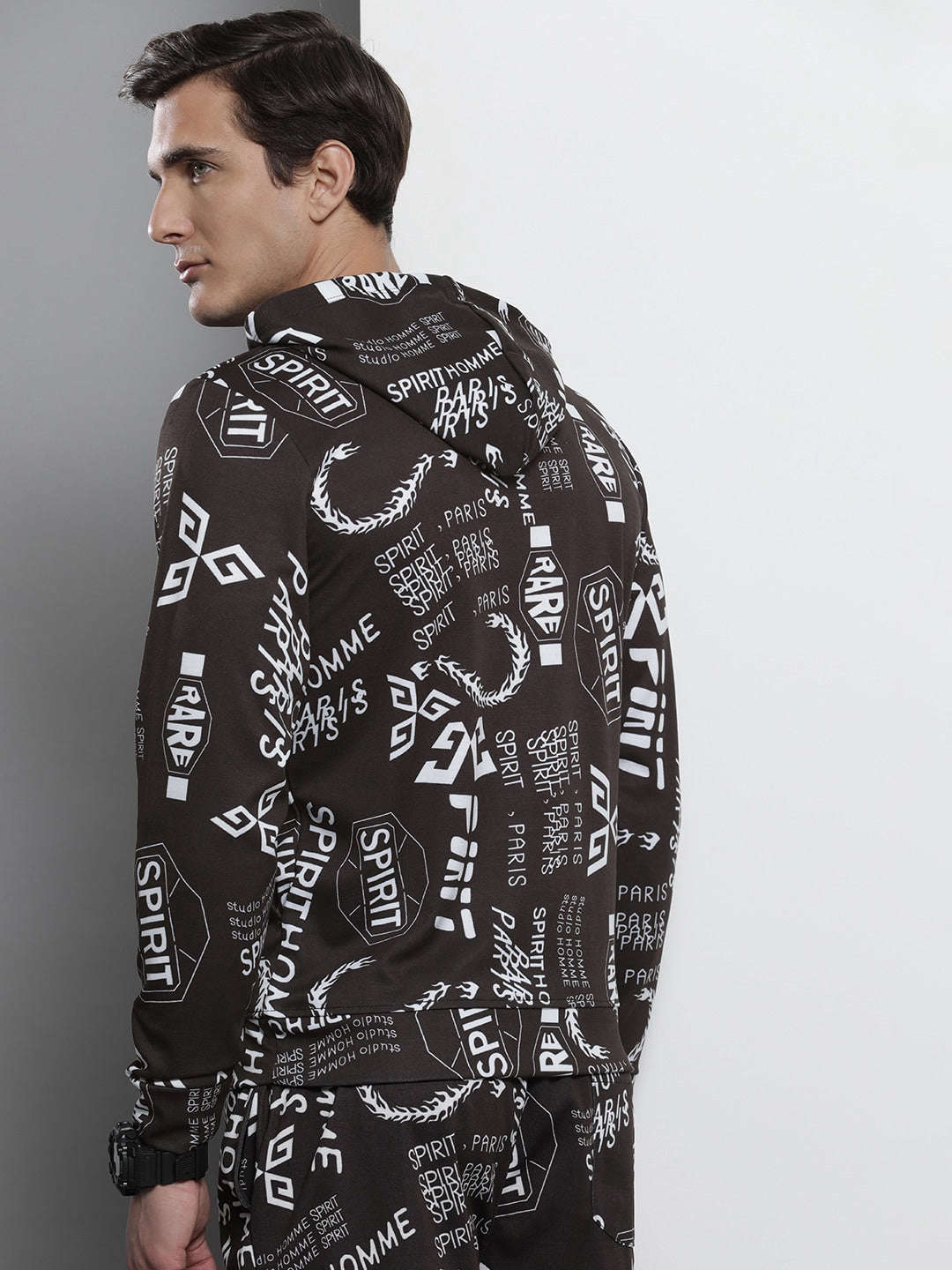 Men's Printed Regular Fit Sweatshirt