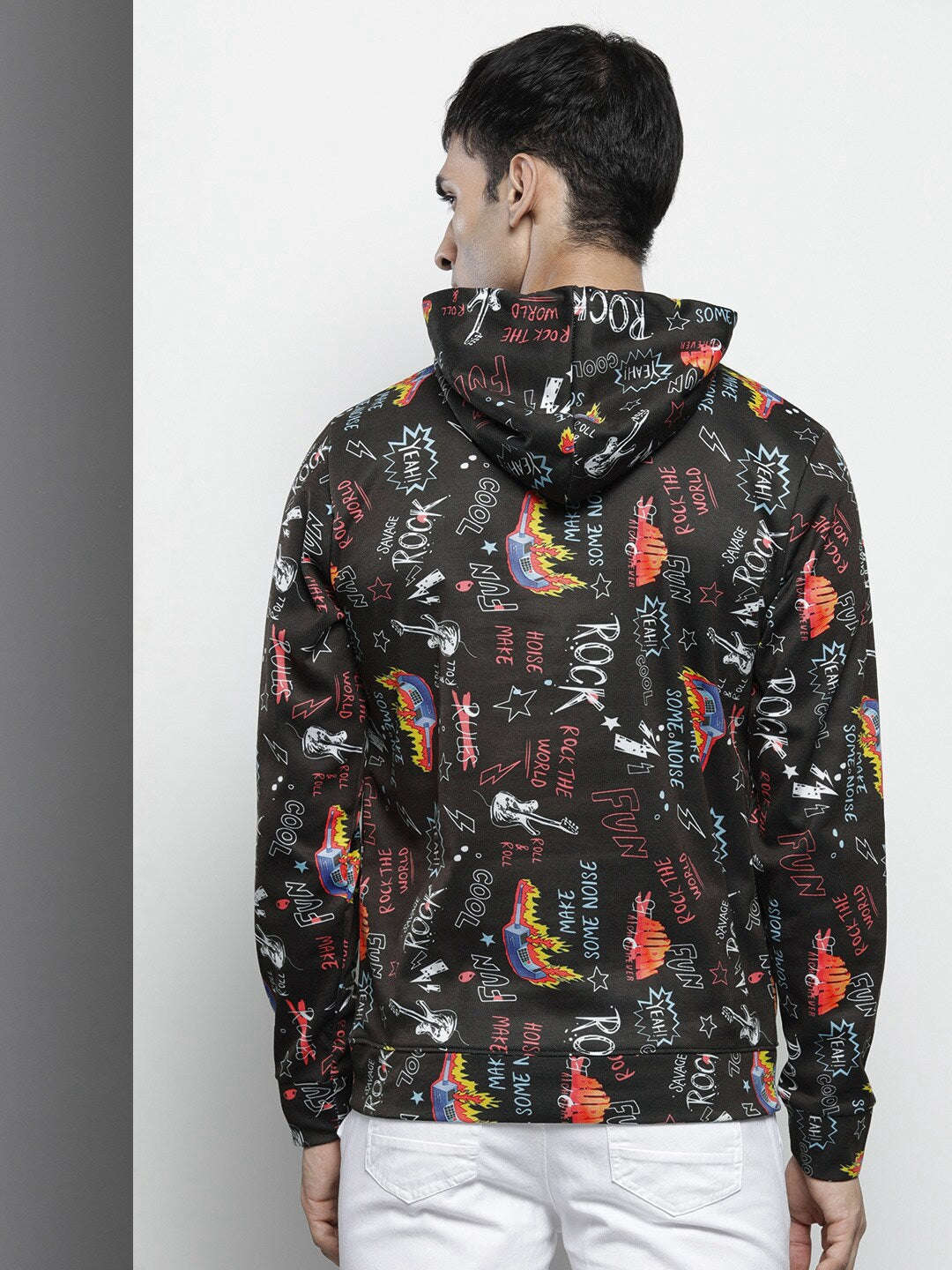 Men's Printed Regular Fit Sweatshirt