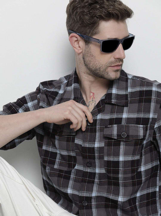 Men's Checked Overshirt