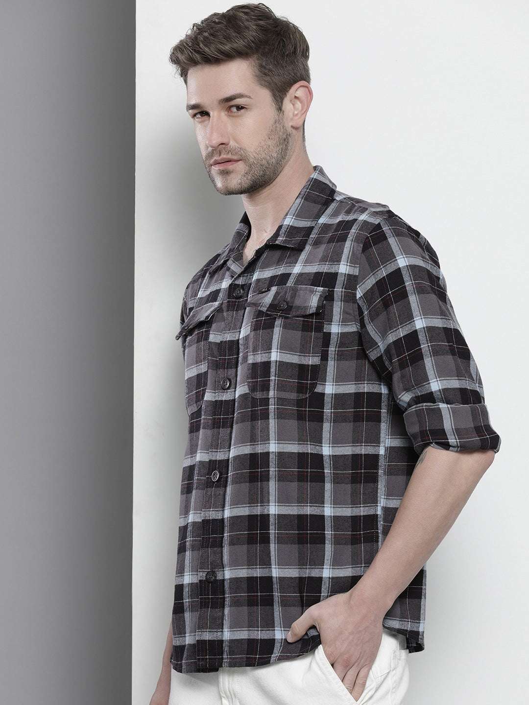 Men's Checked Overshirt