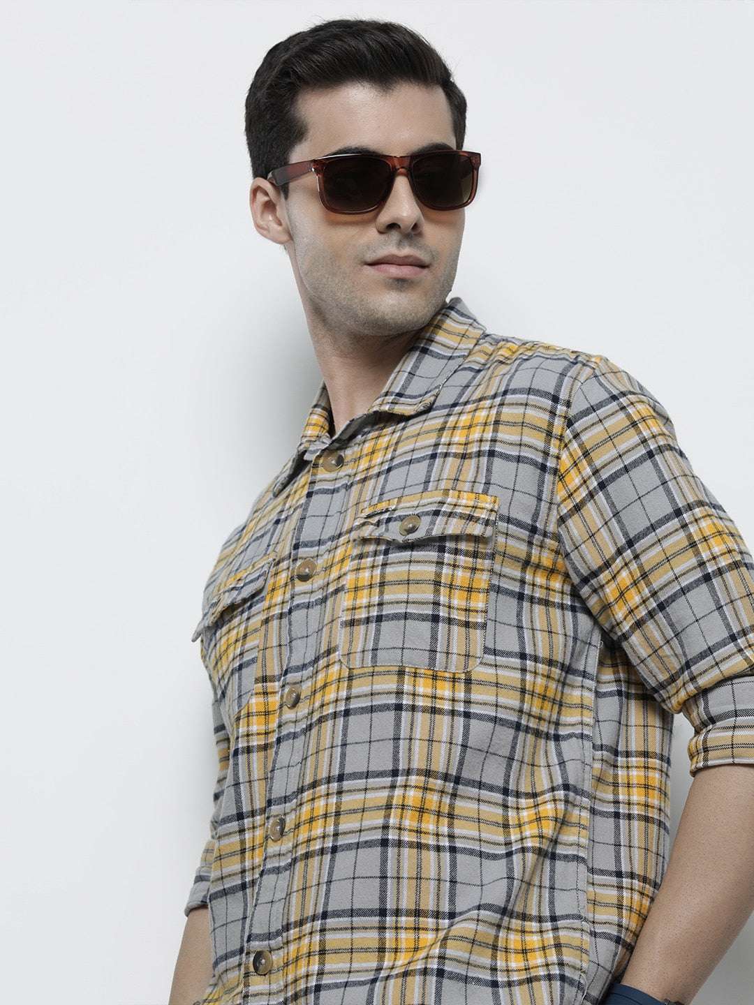 Men's Checked Overshirt