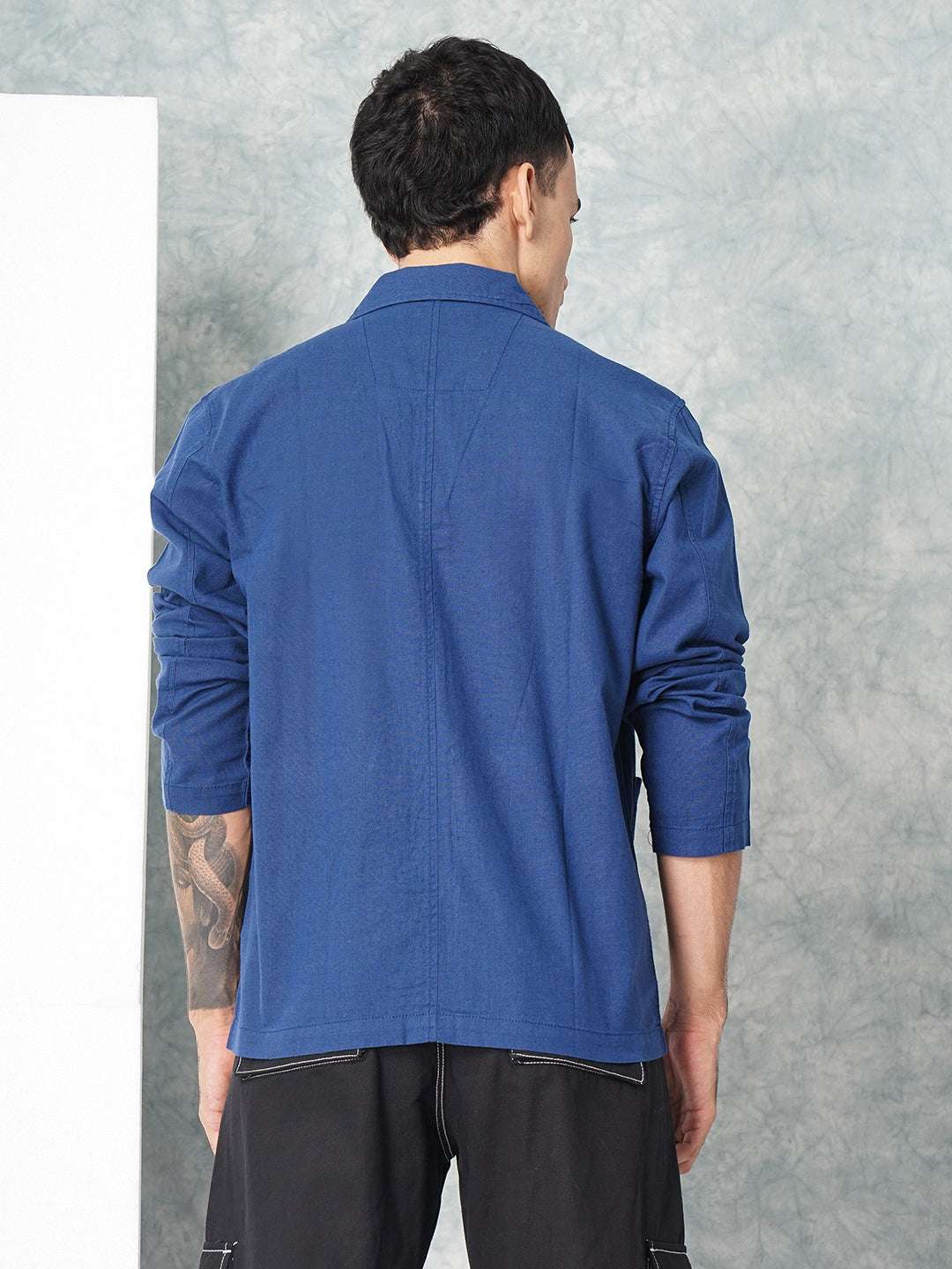 Men's Linen Overshirt