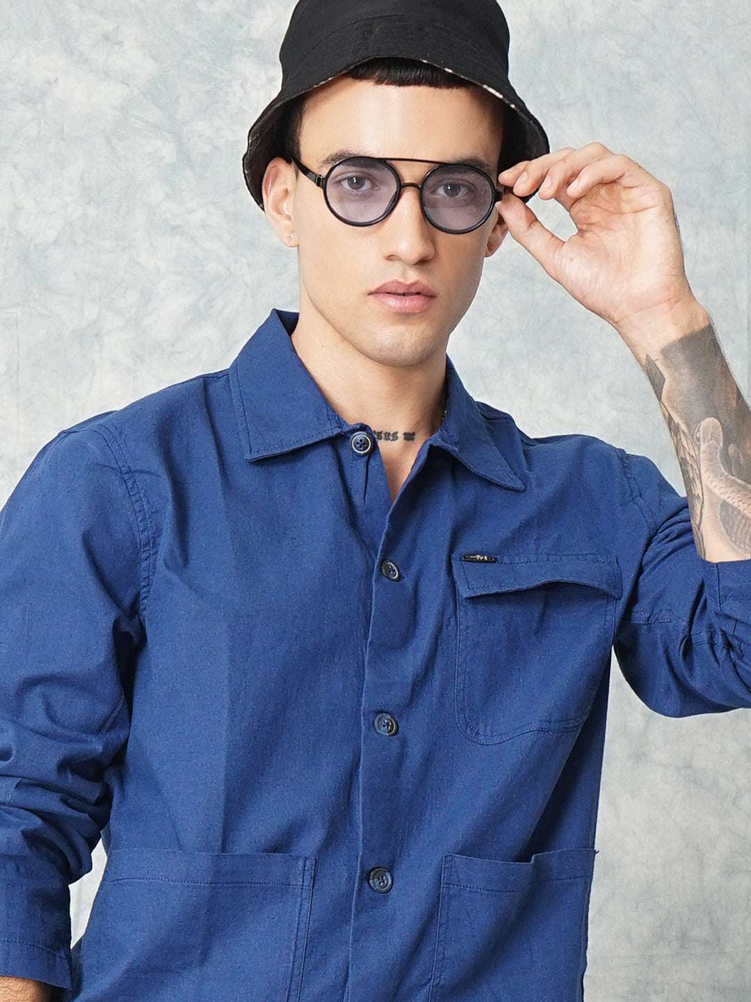 Men's Linen Overshirt