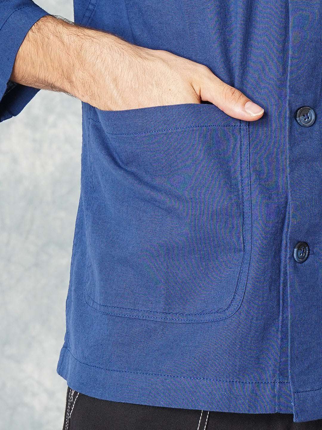 Men's Linen Overshirt