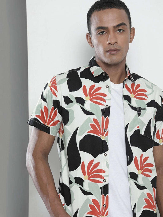 Men's Floral Resortwear Shirt