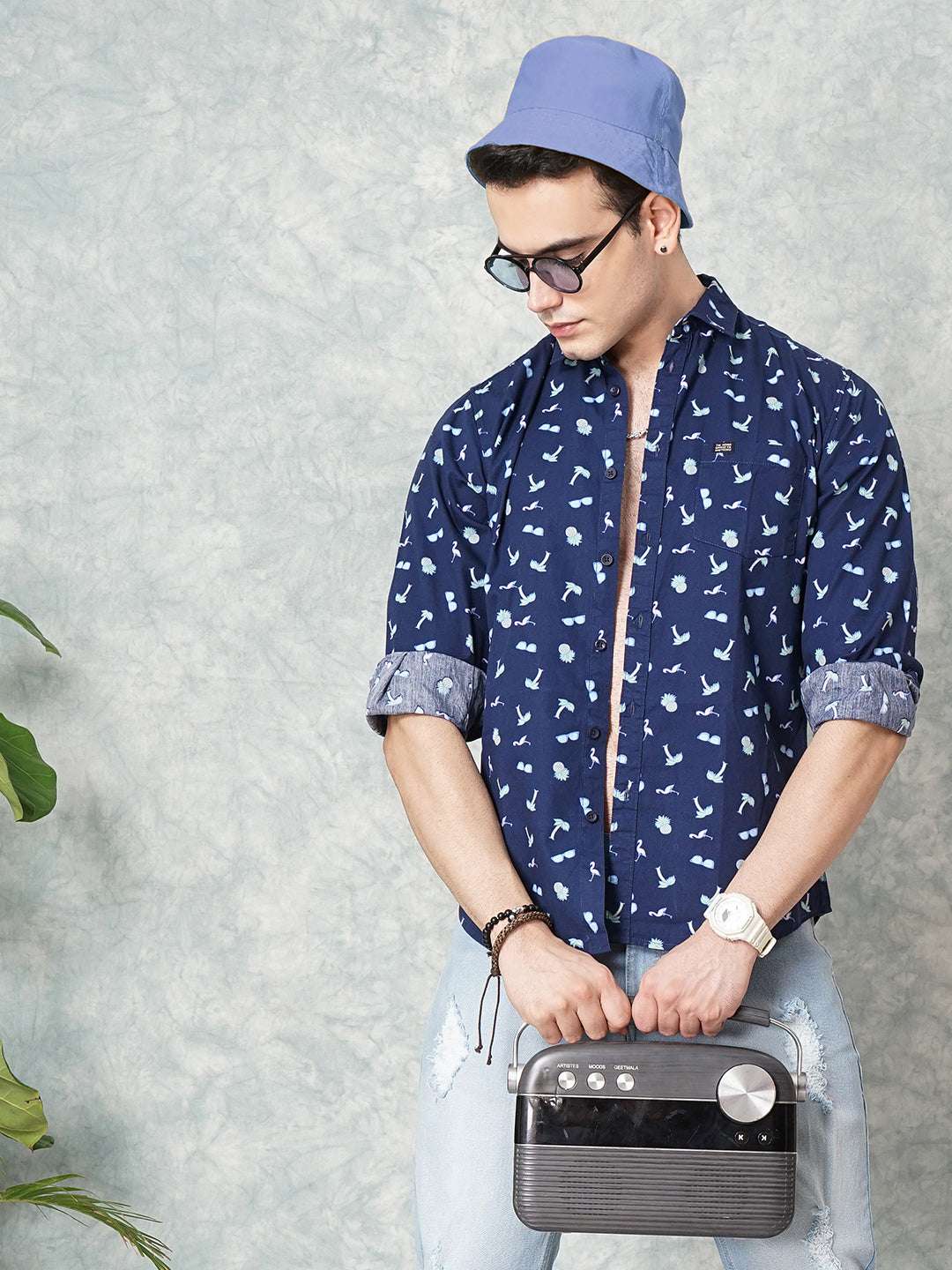 Men's Printed Casual Shirt