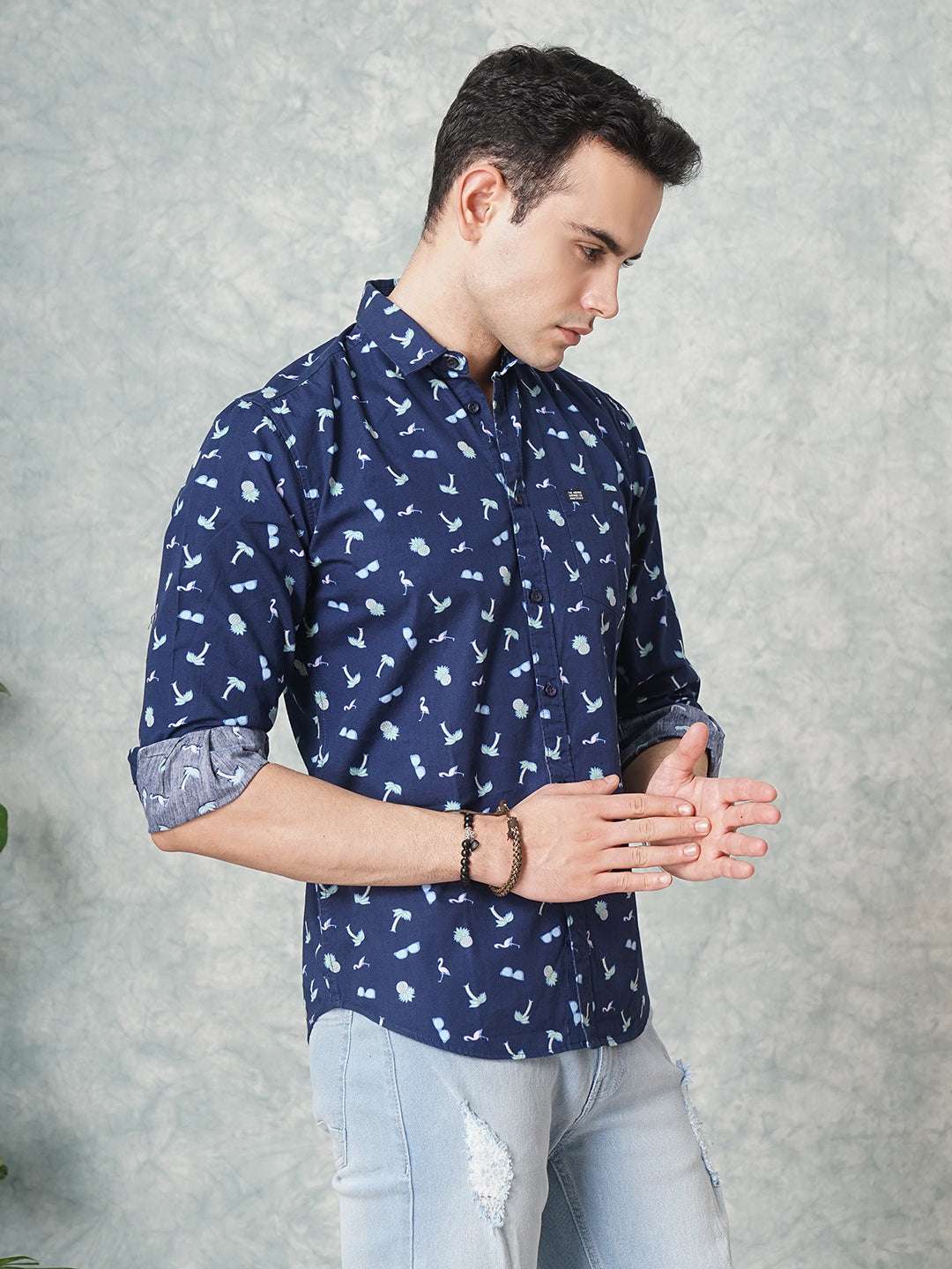 Men's Printed Casual Shirt