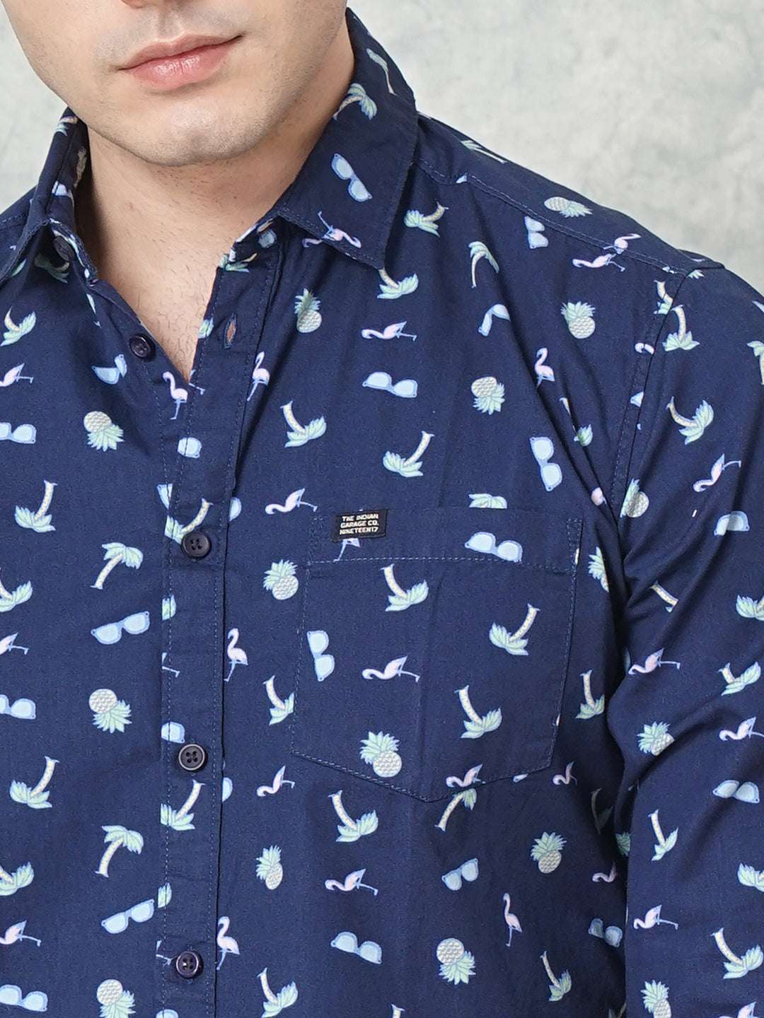 Men's Printed Casual Shirt